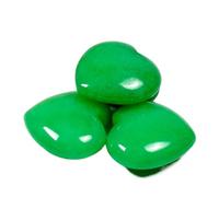 PVUVTNAHW 12PCS 30mm Natural Stone Heart Beads Quartz Crystal Healing Charms For DIY Jewelry Making Necklace Bracelet(Malaysian jade)