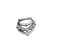 PVUVTNAHW 1pc/2pcs Boho Ear Cuff Non Piercing 316L Stainless Steel Cartilage Wrap Minimalist Geometric Conch Piercing Jewelry(1PC Silver)