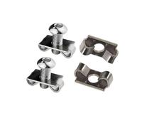 PVUVTNAHW 20/50PCS M6 M8 M12 EU Aluminum Profile 2020 3030 4040 4545 Butterfly Fastener Built-in Connector(2020 M6-50pcs)