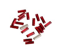 PVUVTNAHW 20pcs Red Glue On Nails Drop Oval Rhinestones Flatback Nail Art Decoration Crystals Glass Strass Glitter Nail Charms Stone(Rectangle 2.6x8mm)