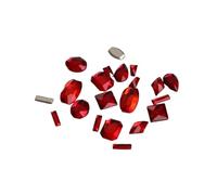 PVUVTNAHW 20pcs Red Glue On Nails Drop Oval Rhinestones Flatback Nail Art Decoration Crystals Glass Strass Glitter Nail Charms Stone(Random Mix)