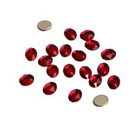 PVUVTNAHW 20pcs Red Glue On Nails Drop Oval Rhinestones Flatback Nail Art Decoration Crystals Glass Strass Glitter Nail Charms Stone(Oval 8x10mm)