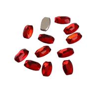 PVUVTNAHW 20pcs Red Glue On Nails Drop Oval Rhinestones Flatback Nail Art Decoration Crystals Glass Strass Glitter Nail Charms Stone(Pillow 5x8mm)