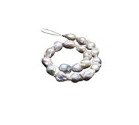 PVUVTNAHW 20x15mm 5A+ Natural Freshwater White Pearl Baroque Fishtail Beads Jewelry Making DIY Accessories