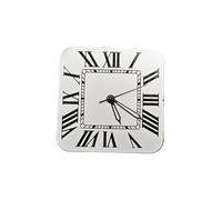 PVUVTNAHW 27mm Square Watch Dial and Hands Set New Watches Accessories Watch Faces Compatible for NH35 Automatic Movement(White N Black Hands)