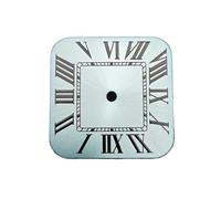PVUVTNAHW 27mm Square Watch Dial and Hands Set New Watches Accessories Watch Faces Compatible for NH35 Automatic Movement(Light Blue dial)