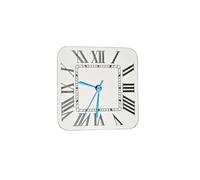 PVUVTNAHW 27mm Square Watch Dial and Hands Set New Watches Accessories Watch Faces Compatible for NH35 Automatic Movement(White N Blue Hands)