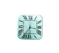 PVUVTNAHW 27mm Square Watch Dial and Hands Set New Watches Accessories Watch Faces Compatible for NH35 Automatic Movement(L Green N Black Hand)