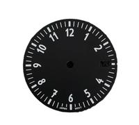 PVUVTNAHW 28.5MM Watch Dial Watch Faces New Watch Modification Accessories Compatible for NH35/NH36/4R/7S Movement(Black Calendar)