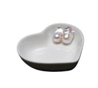 PVUVTNAHW 2pcs 12x25mm Non-Porous Tail Beads Natural Freshwater Pearls Loose for Jewelry Making DIY(White)
