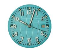 PVUVTNAHW 31.3MM Watch Dial and Hand Combination Set Green Luminous Watch Faces Watch Accessories Compatible for NH35/NH36 Movement(C)