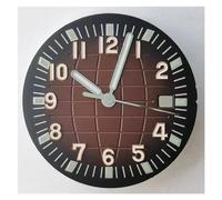 PVUVTNAHW 31.3MM Watch Dial and Hand Combination Set Green Luminous Watch Faces Watch Accessories Compatible for NH35/NH36 Movement(E)