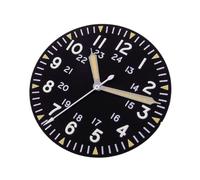PVUVTNAHW 33.5mm Black Watch Dial Compatible for NH34 NH36 NH35 Automatic Movement Arabic Numerals(Dial 1 Hand)
