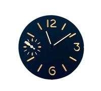 PVUVTNAHW 34.5mm Watch Dial Face Insert Parts with Watch Hands Compatible for ETA6497/ ST3600 Movement Watch Green Luminous Accessories(Oranje)