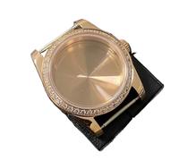 PVUVTNAHW 36mm/ 39mm Oyster Watch Case PVD Rose Gold Case with Sapphire Crystal Watch Accessories Compatible for NH35/NH36/4R Movement(D2,Case Size 39mm)
