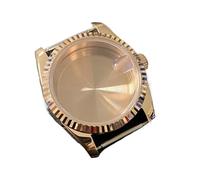 PVUVTNAHW 36mm/ 39mm Oyster Watch Case PVD Rose Gold Case with Sapphire Crystal Watch Accessories Compatible for NH35/NH36/4R Movement(A1,Case Size 36mm)