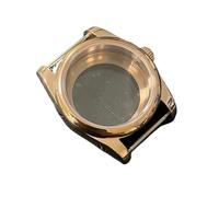 PVUVTNAHW 36mm/ 39mm Oyster Watch Case PVD Rose Gold Case with Sapphire Crystal Watch Accessories Compatible for NH35/NH36/4R Movement(G2,Case Size 39mm)
