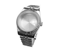 PVUVTNAHW 36mm/40mm Sapphire Glass for Men Watch Case Compatible for NH35 NH36 NH34 Movement Waterproof Stainless Steel(1,36mm case)