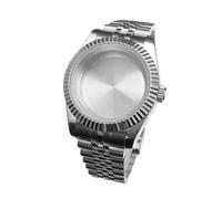 PVUVTNAHW 36mm/40mm Sapphire Glass for Men Watch Case Compatible for NH35 NH36 NH34 Movement Waterproof Stainless Steel(3,36mm case)