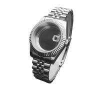 PVUVTNAHW 36mm/40mm Sapphire Glass for Men Watch Case Compatible for NH35 NH36 NH34 Movement Waterproof Stainless Steel(2,36mm case)