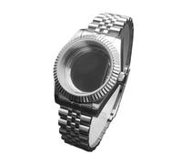 PVUVTNAHW 36mm/40mm Sapphire Glass for Men Watch Case Compatible for NH35 NH36 NH34 Movement Waterproof Stainless Steel(4,36mm case)