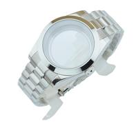 PVUVTNAHW 36MM/40MM Sapphire Glass Watch Case Compatible for NH34 NH35 NH36 PT5000 ETA2824 2836 Miyota 8215 8205 ST1612 Movement(Without Date Window,36mm NH35 NH36)
