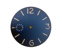 PVUVTNAHW 36mm Watch Dial Green Luminous Watch Face Insert Parts Compatible for ETA6497/ Seagull ST36 Movement Watch Accessories Repair Parts(Oranje)