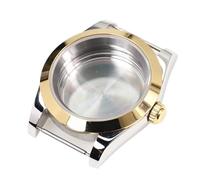 PVUVTNAHW 39mm Oyster Perpetual Style Sapphire Crystal Waterproof Glass Steel Case Compatible for Nh35a Nh36 Movement Parts(2)