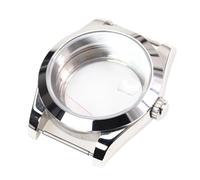 PVUVTNAHW 39mm Oyster Perpetual Style Sapphire Crystal Waterproof Glass Steel Case Compatible for Nh35a Nh36 Movement Parts(6)