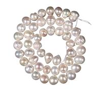 PVUVTNAHW 4-11mm Natural Freshwater White Pearl Beads for Jewelry Making Bracelet Necklace Earring Accessories(8-9mm 47-48pcs)