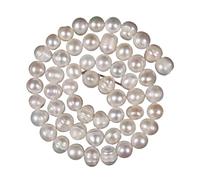 PVUVTNAHW 4-11mm Natural Freshwater White Pearl Beads for Jewelry Making Bracelet Necklace Earring Accessories(7-8mm 52-54pcs)