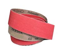 PVUVTNAHW 4 Pieces 2x72 In. XK850X Ceramic Abrasive Sanding Belts For Carbon Steel 400 Series Stainless Inconel(MIX)