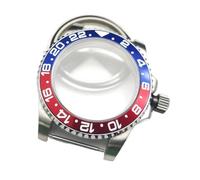 PVUVTNAHW 40MM Case with Sapphire Crystal Stainless Steel Back Case Watch Modification Accessories Compatible for NH35/ NH36/ 4R35 Movement(2)