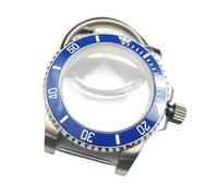 PVUVTNAHW 40MM Case with Sapphire Crystal Stainless Steel Back Case Watch Modification Accessories Compatible for NH35/ NH36/ 4R35 Movement(11)