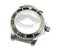 PVUVTNAHW 40MM Case with Sapphire Crystal Stainless Steel Back Case Watch Modification Accessories Compatible for NH35/ NH36/ 4R35 Movement(16)