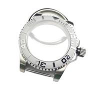 PVUVTNAHW 40MM Case with Sapphire Crystal Stainless Steel Back Case Watch Modification Accessories Compatible for NH35/ NH36/ 4R35 Movement(14)
