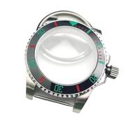 PVUVTNAHW 40MM Case with Sapphire Crystal Stainless Steel Back Case Watch Modification Accessories Compatible for NH35/ NH36/ 4R35 Movement(5)