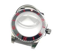 PVUVTNAHW 40MM Case with Sapphire Crystal Stainless Steel Back Case Watch Modification Accessories Compatible for NH35/ NH36/ 4R35 Movement(7)
