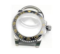 PVUVTNAHW 40MM Case with Sapphire Crystal Stainless Steel Back Case Watch Modification Accessories Compatible for NH35/ NH36/ 4R35 Movement(24)