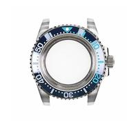 PVUVTNAHW 40mm Diving Sapphire Crystal 316l Steel with Ceramic Bezel Insert Watch Case Compatible for Nh35 Nh36 Nh34 Automatic Movement(2)