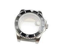 PVUVTNAHW 40mm Men's Watch Case Sapphire Crystal Watches Accessories Steel Case Compatible for NH35/ NH36 Movement Transparent Case Back Repair Parts(NO.3,Sapphire Crystal)