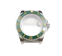 PVUVTNAHW 40mm Men's Watch Case Sapphire Crystal Watches Accessories Steel Case Compatible for NH35/ NH36 Movement Transparent Case Back Repair Parts(NO.11,Sapphire Crystal)