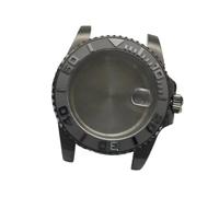 PVUVTNAHW 40mm Steel Black Watch Case Modified Watch Accessories Mechanical Case for 8200/8215/GD2813/GD3804/NH35A/NH36 Movement(3,for 8200 8215 2813)