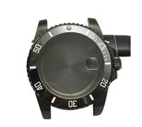 PVUVTNAHW 40mm Steel Black Watch Case Modified Watch Accessories Mechanical Case for 8200/8215/GD2813/GD3804/NH35A/NH36 Movement(7,for NH35A NH36)