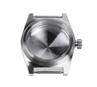 PVUVTNAHW 42mm Brushed Waterproof Steel Case with Sapphire Crystal Compatible for Nh35 Nh36 Movement Watch Assembly Parts