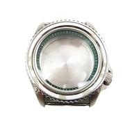 PVUVTNAHW 42mm Watch Case Compatible for NH35/ NH36 Movement Sapphire Glass 316L Steel Watches Case Watch Accessories for Men(Green)