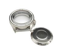PVUVTNAHW 42mm Watch Case Compatible for NH35/ NH36 Movement Sapphire Glass 316L Steel Watches Case Watch Accessories for Men(Black)