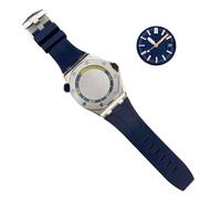 PVUVTNAHW 42MM Watch Case Set Watch Accessories with Chapter Ring Strap Dial Hands Men's Steel Case Compatible for NH35 Movement(NO.12)
