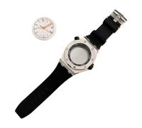 PVUVTNAHW 42MM Watch Case Set Watch Accessories with Chapter Ring Strap Dial Hands Men's Steel Case Compatible for NH35 Movement(NO.5)
