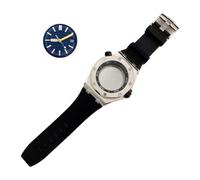 PVUVTNAHW 42MM Watch Case Set Watch Accessories with Chapter Ring Strap Dial Hands Men's Steel Case Compatible for NH35 Movement(NO.3)